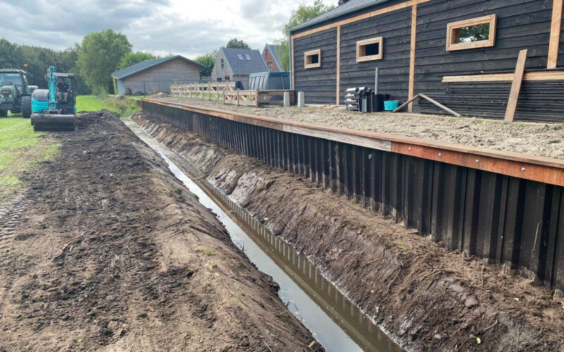 Waterkering damwand