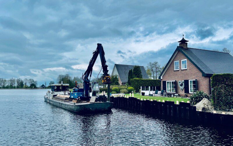 Prolock Omega damwand in haven Oudega
