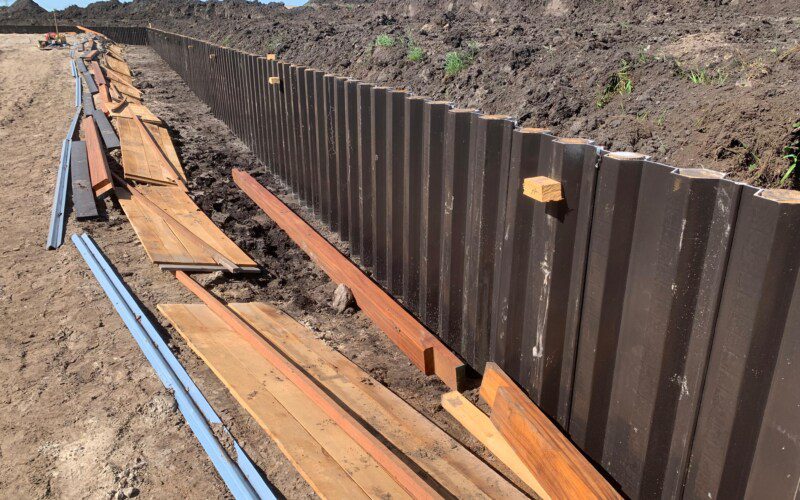 Prolock Sigma beschoeiing met hout