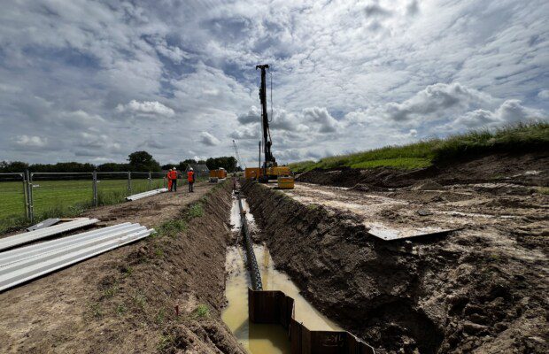 Prolock filterscherm bij sterke lekdijk