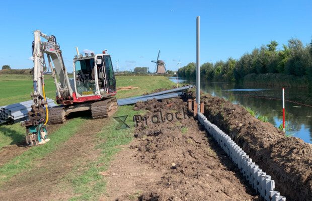Prolock Aqua Filterscherm anti-piping in veendijken