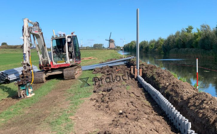 Prolock Aqua Filterscherm anti-piping in veendijken