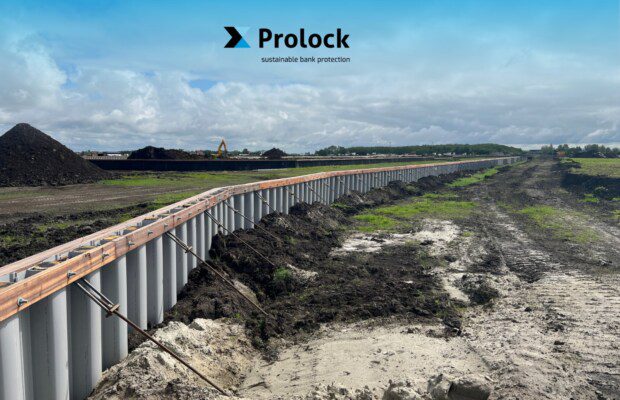 Muur van Prolock OMega damwand schermen